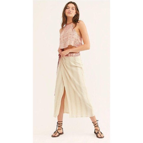 Free People Wrapped Around You Skirt Halter Set S - Picture 7 of 10